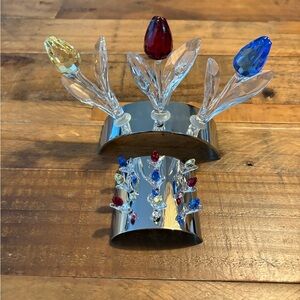 Swarovski Crystal 3 year membership tulips with minis